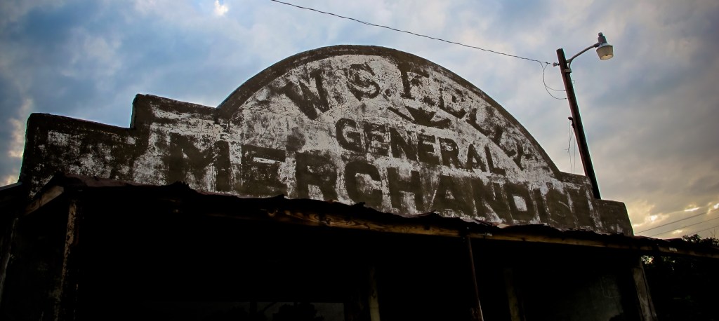The abandoned General Store in Cogar, OK